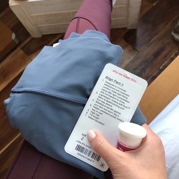 Sold Lululemon Align Pant Shadow Blue - Picture 4 of 6
